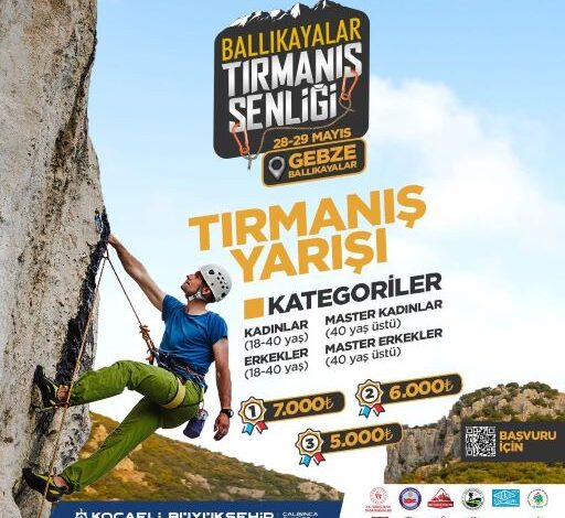 Ballıkayalar Tırmanış Şenliği başlıyor