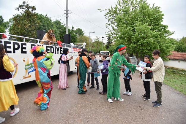 Bayramda Kartepeli Minikler Gönüllerince Eğlendiler
