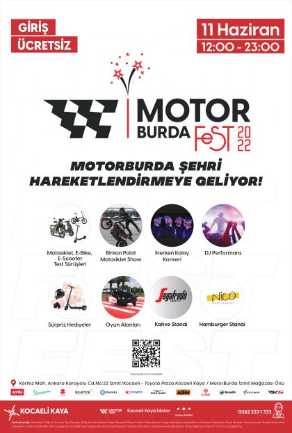 “MotorBurdaFEST 2022” şehri hareketlendirmeye geliyor!