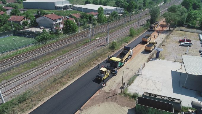 Salim Dervişoğlu Caddesi asfaltlanıyor