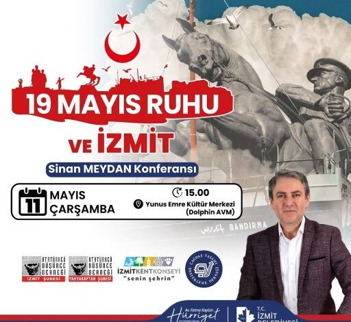 Tarihçi Sinan Meydan 19 Mayıs ruhu ve İzmit’i anlatacak