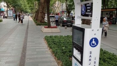 Cumhuriyet Bulvarı’na engelli şarj istasyonu