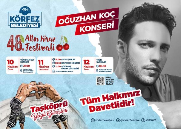 Körfez’de Kiraz Festivali 3 gün sürecek