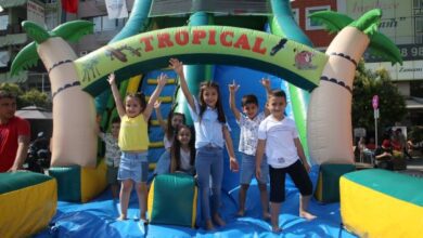 Bayram şenliğinde renkli görüntüler ortaya çıktı