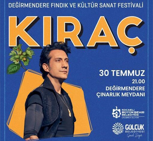 Değirmendere Fındık Festivali Coşkusu Kıraç Konseri İle Katlanacak