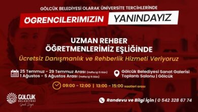 Gölcük Belediyesi Üniversite Tercihlerinde Öğrencilerin Yanında