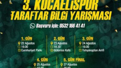 3. Geleneksel Kocaelispor Taraftar Bilgi Yarışması başlıyor!