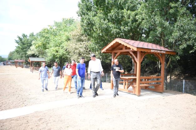 Başkan Kocaman Yaz Kış Sahada