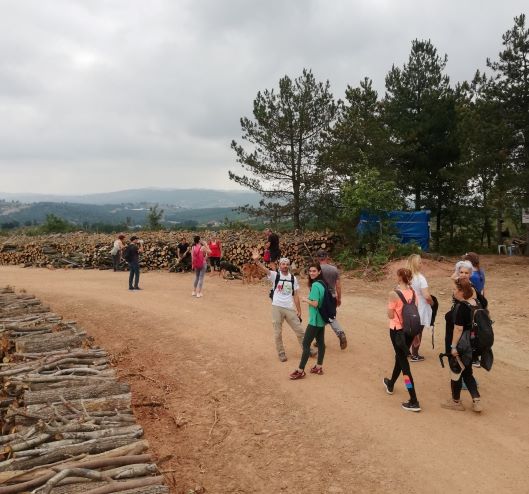 Bizimköy Doğa yürüyüşü Üçgaziler’de devam etti