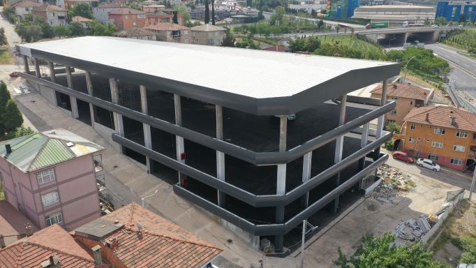  Dilovası Katlı Otoparkına modern uzay kafes sistemi