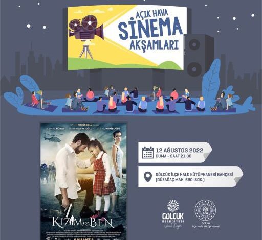 Gölcük Belediyesi ücretsiz Açık Hava Sinema Akşamları