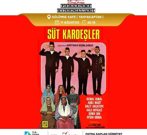 İzmitliler bu hafta Süt Kardeşler’i izleyecek