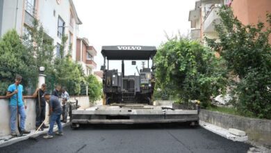 Kartepe Emekevlere 335 Ton Asfalt Serildi