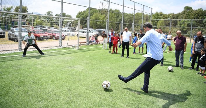 Kartepe'de Babalar ve Oğullarından Penaltı Şov