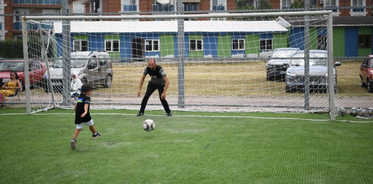 Kartepe'de Babalar ve Oğullarından Penaltı Şov
