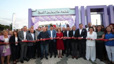 Lavanta Parkı ve Gülümse Kafe Lavanta görkemli törenle açıldı