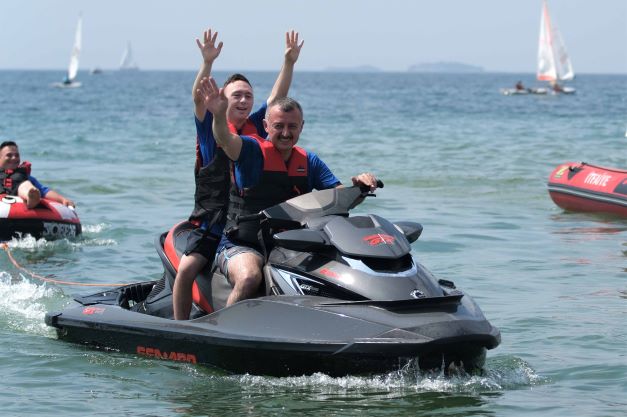 Özel bireyler Engelsiz Deniz Festivaliyle unutulmayacak bir gün yaşadı