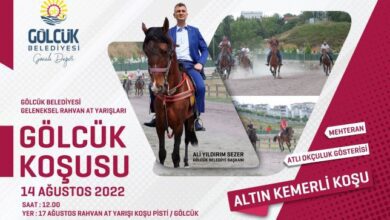 Rahvan At Yarışları ve Oklu Atçılık Gösterisi Heyecanı Gölcük'te