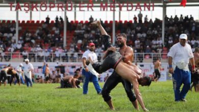 Taşköprü Güreşleri yine nefes kesti