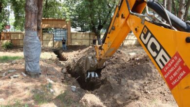 Yeni Cuma Parkı’nda altyapı çalışmaları hızla devam ediyor