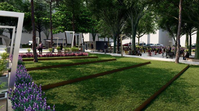 Yeni Cuma Parkı’nda altyapı çalışmaları hızla devam ediyor