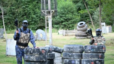Başkan Kocaman Gençlerle Paintball Oynadı