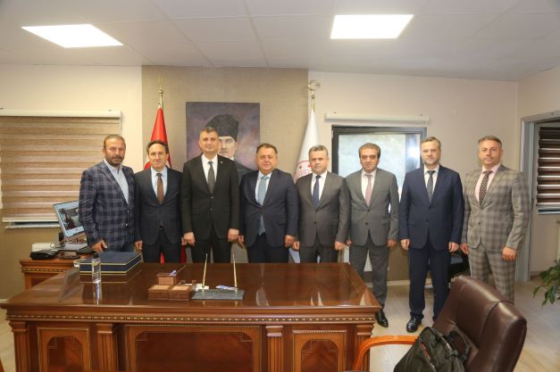 Başkan Sezer'den Kaymakam Yusuf Özdemir'e Hayırlı Olsun Ziyareti