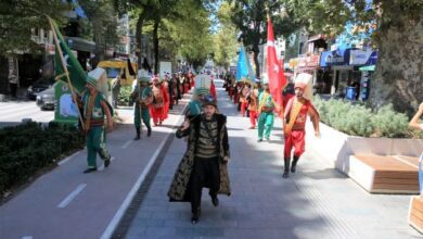 Cumhuriyet Bulvarı’nda mehter coşkusu