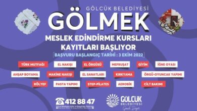 GÖLMEK Kurslarına Kayıtlar Başlıyor