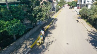 18 km Bordür Boyandı