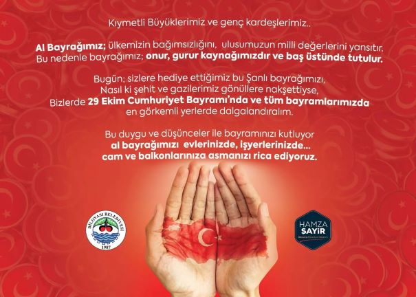 Dilovası, Türk Bayrakları ile donatıldı