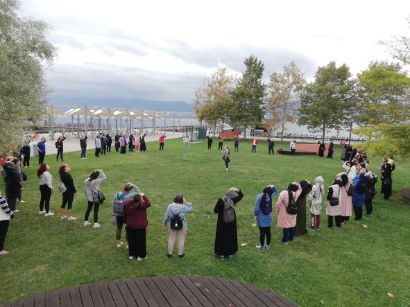 İzmitli kadınlardan Dünya Yürüyüş Gününde 10 bin adım