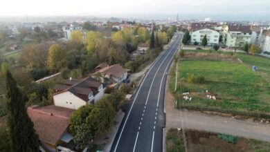 Başiskele Atatürk ve Çınar caddelerine yol çizgisi