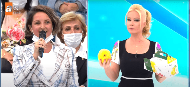 Başkan Kocaman'dan Müge Anlı'ya Eşme Ayvası