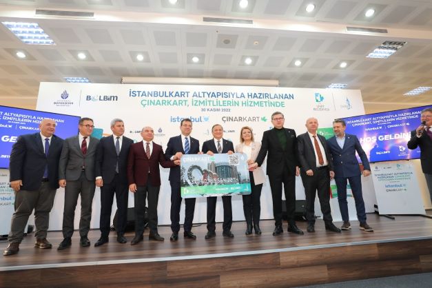 İzmit ile İstanbul’u birleştiren Çınar Kart’a görkemli lansman