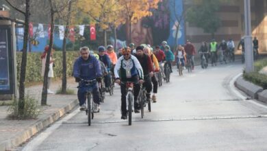 İzmit’te pedallar erozyonla mücadele için çevrildi
