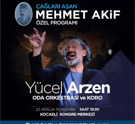 Büyükşehir, İstiklal Marşı şairimizi anacak