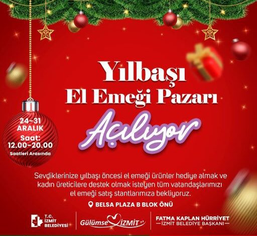 Yılbaşı İyilik Pazarı Açılıyor