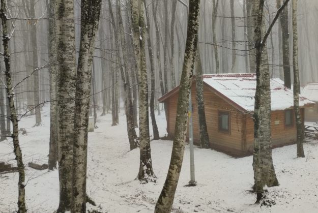Eriklitepe Beyaz Örtüyle Kaplandı