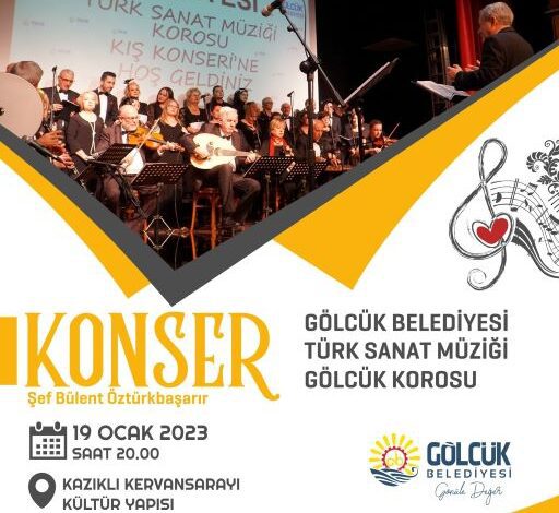 Gölcükte Türk Sanat Müziği Dolu Bir Akşam Yaşanacak