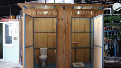 Çadırkent için mobil tuvalet üretimine devam ediyor