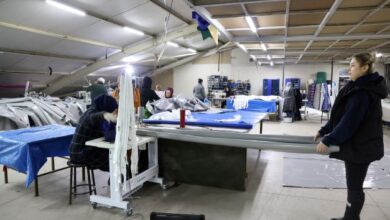 KO-MEK depremzedeler için çadır hazırladı