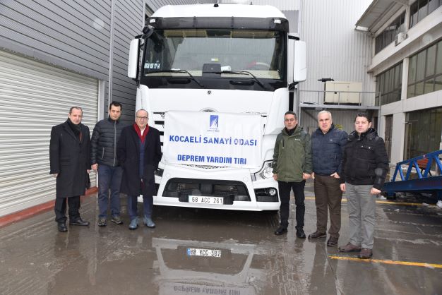 Kocaeli Sanayi Odası’ndan afet bölgesine Yardım Tır’ı