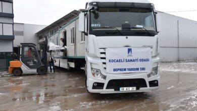 Kocaeli Sanayi Odası’ndan afet bölgesine Yardım Tır’ı
