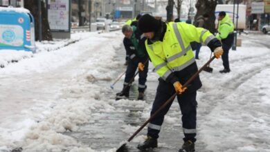 Kocaeli’de karla mücadele 7/24 sürüyor