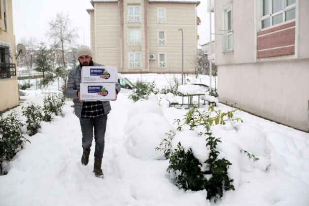 Soğuk havada sıcak hizmet