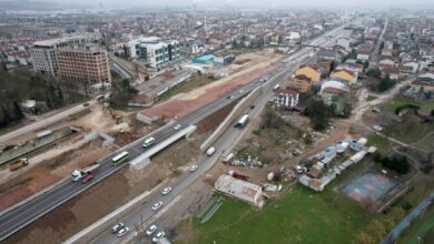 Alikahya Stadyum yolu süratle devam ediyor