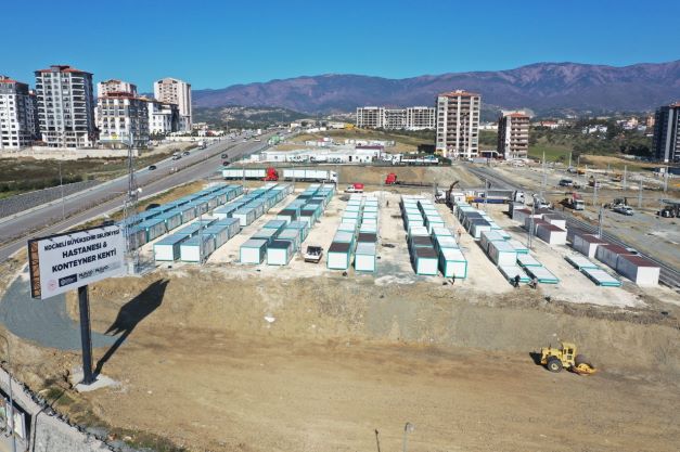 Büyükşehir Defne Konteyner Kenti’nde 1.200 depremzede barınacak