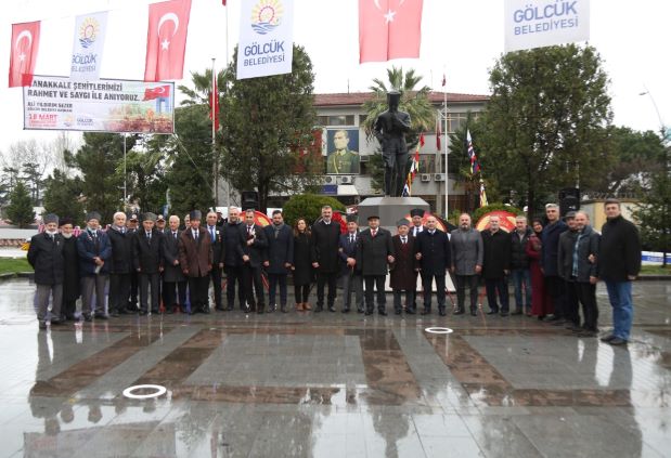 Çanakkale Zaferi Şehitleri Gölcük'te Törenlerle Anıldı