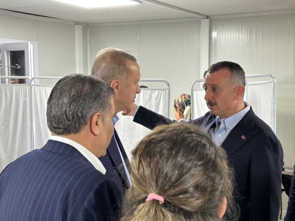 Cumhurbaşkanı Erdoğan, Başkan Büyükakın'a takdirlerini iletti